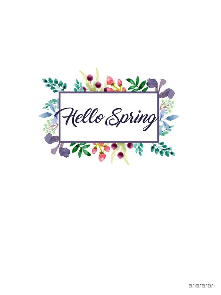 Thumbnail 4 of 4, iPhone Case, Hello Spring designed and sold by anararan.