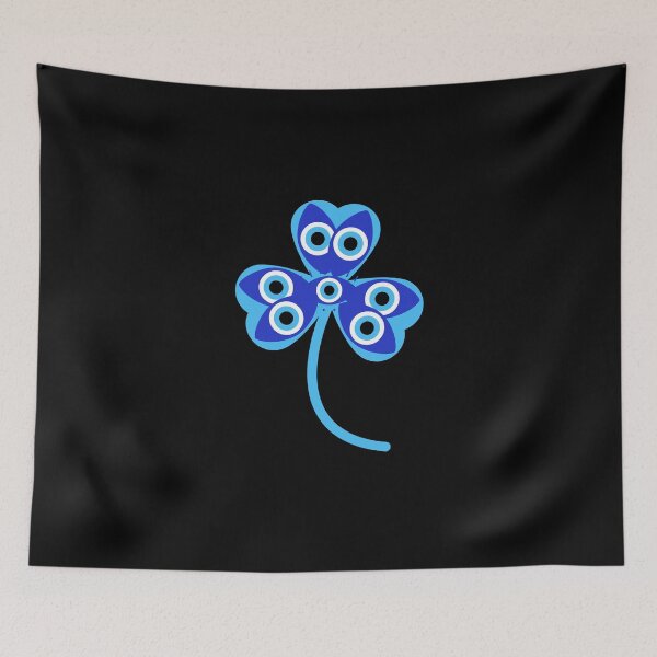 Item preview, Nazar Eye Shamrock Leaf Charm For A Spiritual Curse Believer designed and sold by Nessshirts.