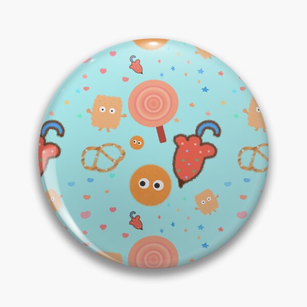 Item preview, Snacks Pattern- blue designed and sold by MILdecals.