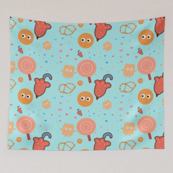 Item preview, Snacks Pattern- blue designed and sold by MILdecals.