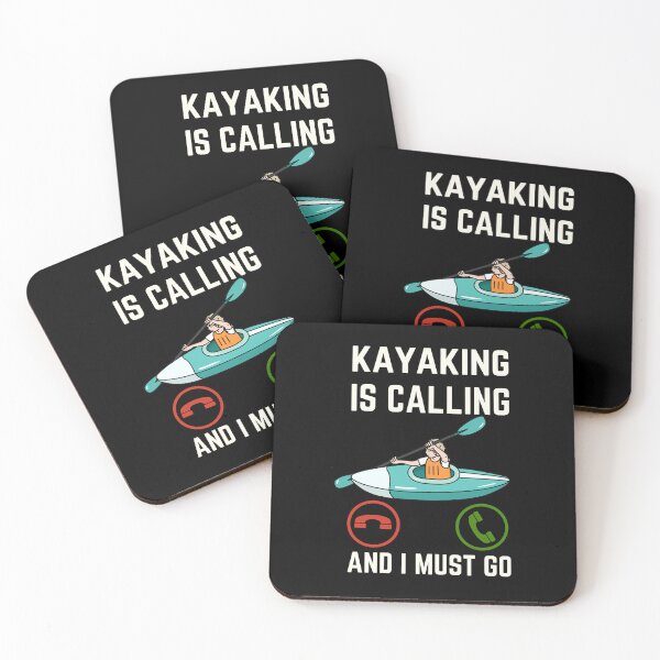 Item preview, Kayaking Is Calling And I Must Go, kayaking Lover, Funny Kayaking Quote designed and sold by AMINE  ★★★★★.