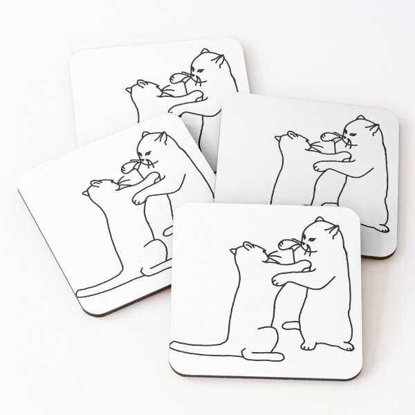 Item preview, Cat fight  designed and sold by ExcelsiorArt.
