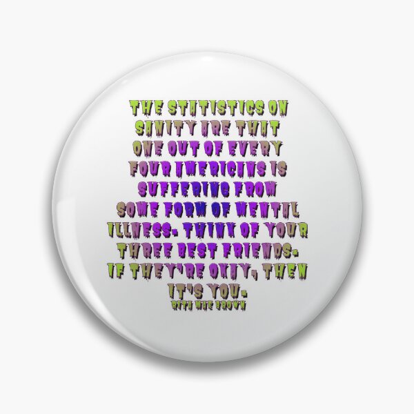 Item preview, FRIENDS AND STATISTICS ON SANITY designed and sold by ILA-DODO.