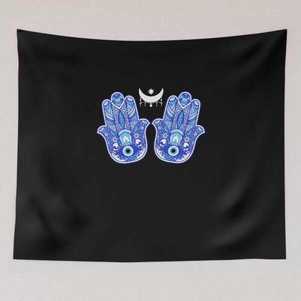 Item preview, Hamsa Hand With Nazar Eye A Spiritual Evil Curse Protection designed and sold by Nessshirts.
