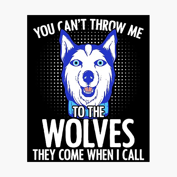 Item preview, You Can't Throw Me Nazar Eye Wolf Dog For A Husky Pet Lover designed and sold by Nessshirts.