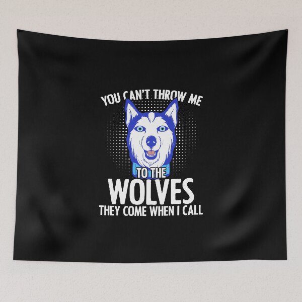 Item preview, You Can't Throw Me Nazar Eye Wolf Dog For A Husky Pet Lover designed and sold by Nessshirts.
