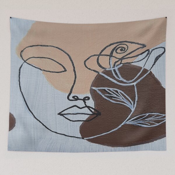 Item preview, Line Art Women Face, Plantlady, Contour Line Art Face designed and sold by DiensDesign.