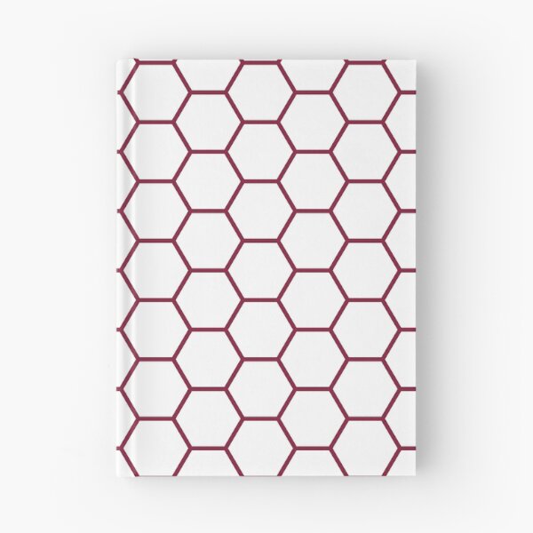 Item preview, Bordeaux Honeycomb Hexagon Pattern designed and sold by patterniastudio.