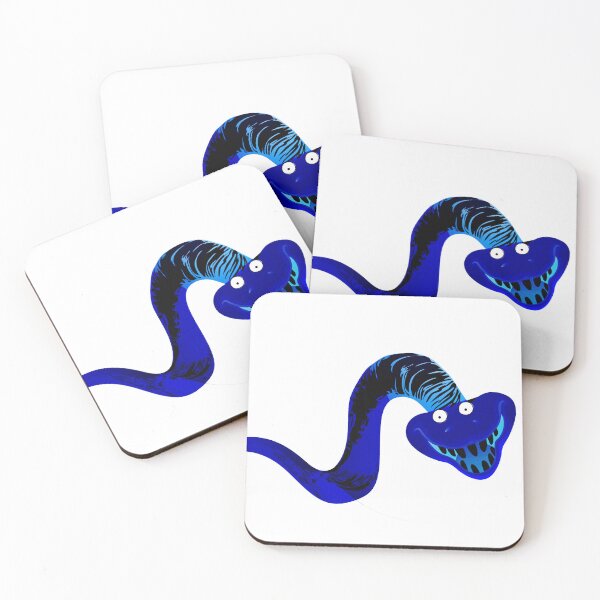 Item preview, Blue snake on a white background. designed and sold by lllKWPHOTOlll.