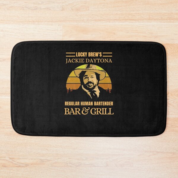 Item preview, Lucky Brews Jackie Daytona Regular Human Bartender  Bar And Grill Vintage Retro  Essential T-Shirt designed and sold by EdithPfeifer.