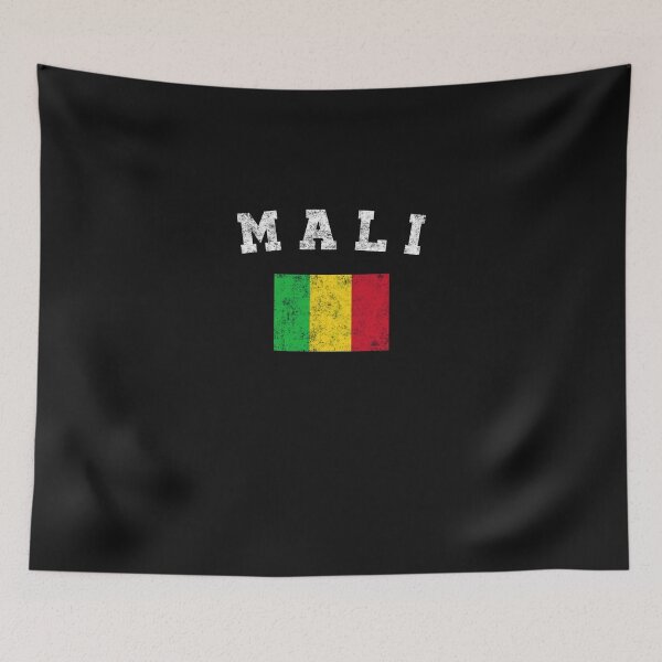 Item preview, Malian  Flag Shirt - Vintage Mali T-Shirt Essential T-Shirt designed and sold by EdithPfeifer.