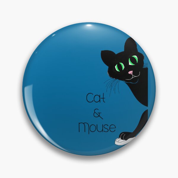 Item preview, Cat & Mouse teal design  designed and sold by MystixJack.