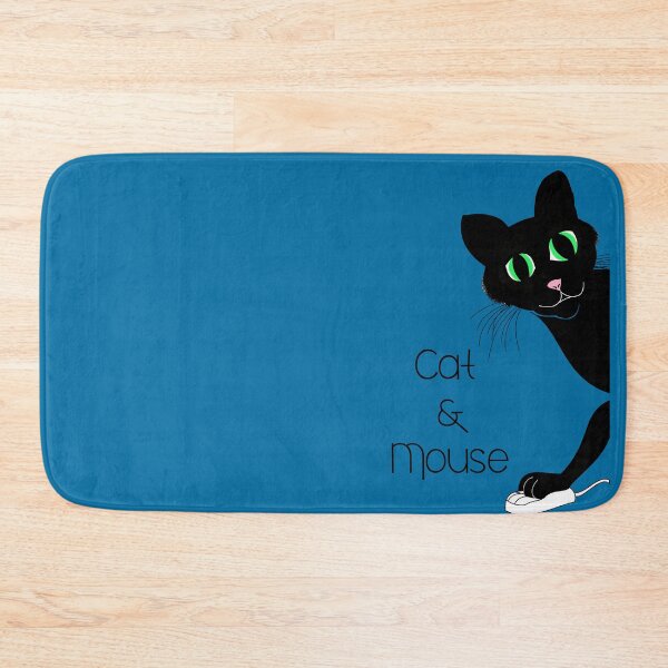 Item preview, Cat & Mouse teal design  designed and sold by MystixJack.