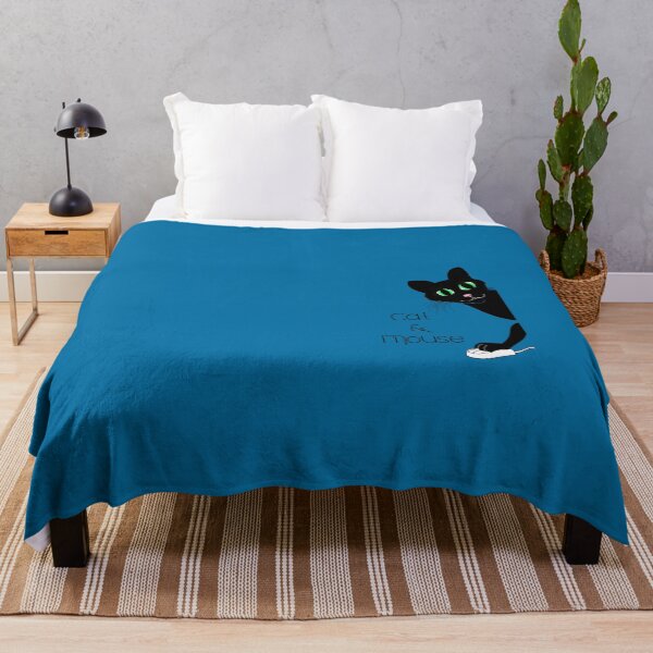 Item preview, Cat & Mouse teal design designed and sold by MystixJack.
