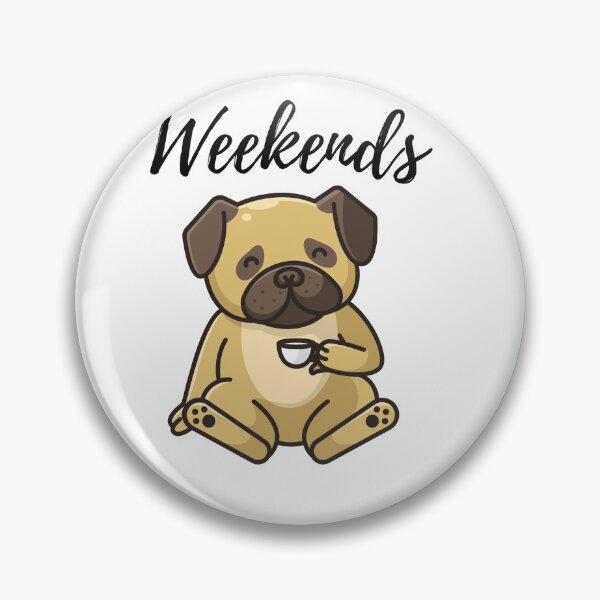 Item preview, Weekends coffee and dogs meme Pretty.  designed and sold by Eoqastore1.