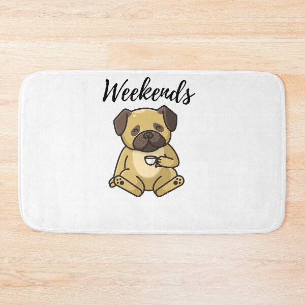 Item preview, Weekends coffee and dogs meme Pretty.  designed and sold by Eoqastore1.