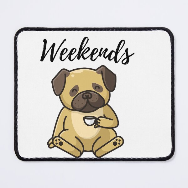 Item preview, Weekends coffee and dogs meme Pretty.  designed and sold by Eoqastore1.