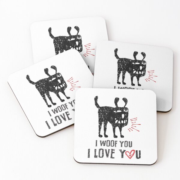 Item preview, I woof you I love you designed and sold by contegaga.