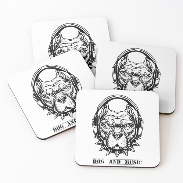Item preview, Cool Pitbull Dog Music Lover  designed and sold by mountainadora.