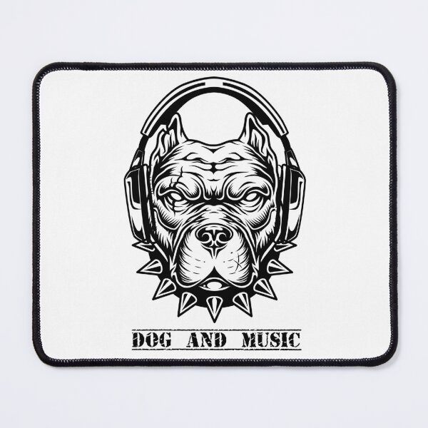 Item preview, Cool Pitbull Dog Music Lover designed and sold by mountainadora.