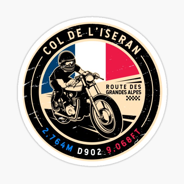 Item preview, Col de l Iseran | Route des Grandes Alpes | Motorcycle designed and sold by KrisSidDesigns.