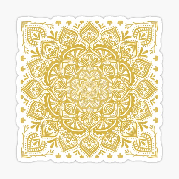Item preview, Metallic Gold Mandala designed and sold by famenxt.