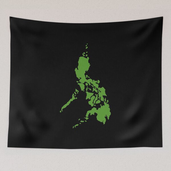 Item preview, Philippine Map Green designed and sold by lerdoberdo.