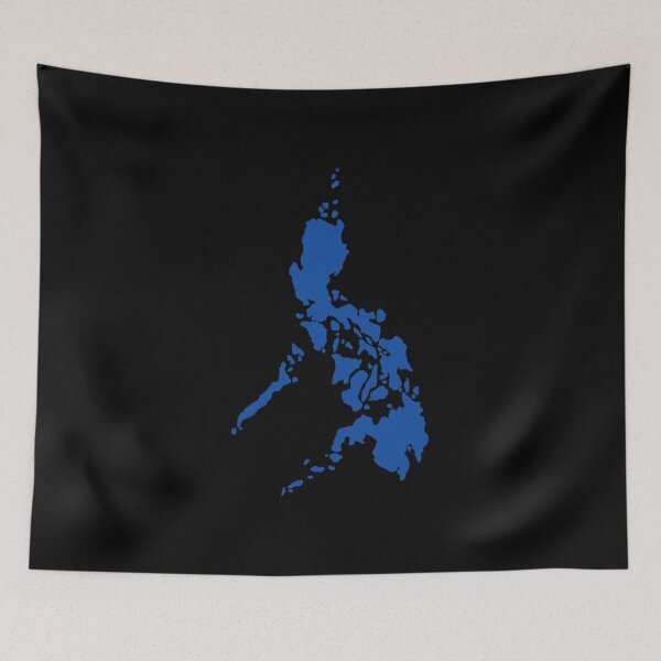 Item preview, Philippine Map Blue designed and sold by lerdoberdo.
