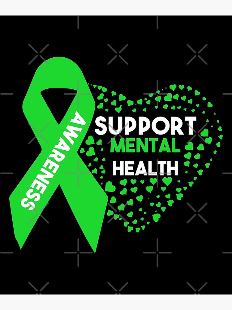 Discover Support mental health awareness Premium Matte Vertical Poster