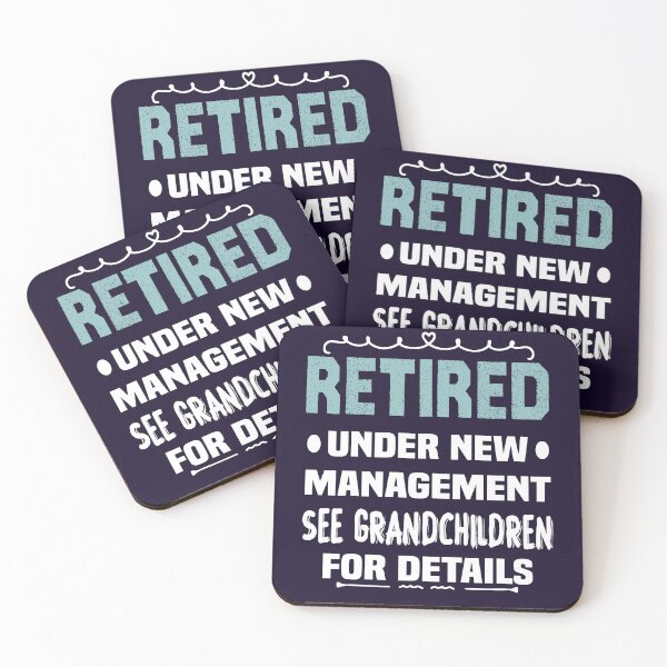 Item preview, Retired under new management Funny Gfit See Grandchildren designed and sold by Sarah38.