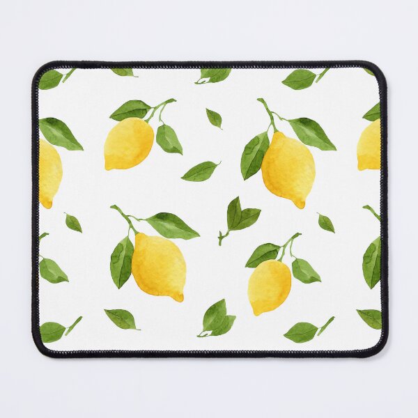 Item preview, Bright yellow watercolor lemons seamless pattern designed and sold by helga-wigandt.