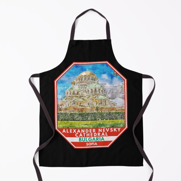 Item preview, Alexander Nevsky Cathedral Sofia Bulgaria Watercolor Badge designed and sold by KrisSidDesigns.