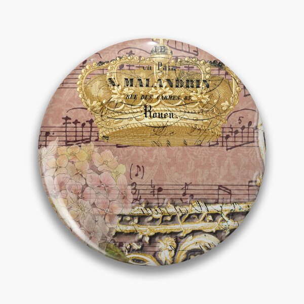 Item preview, Vintage French Music Crown Collage designed and sold by LarkDesigns.