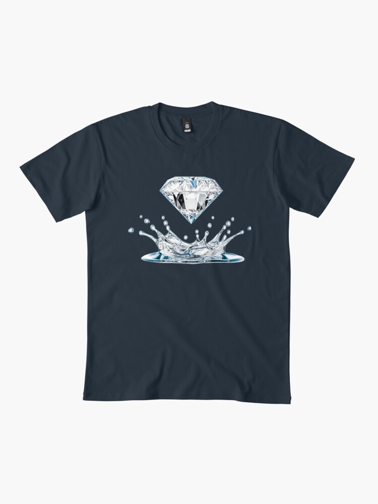 Thumbnail 2 of 4, Premium T-Shirt, Diamond into Water designed and sold by JiggsFashion.
