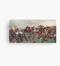 On the evening of The Battle of Waterloo Canvas Print