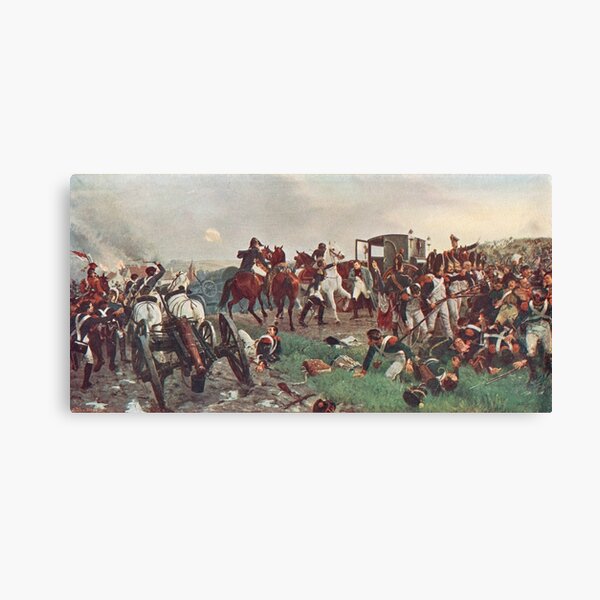 On the evening of The Battle of Waterloo Canvas Print