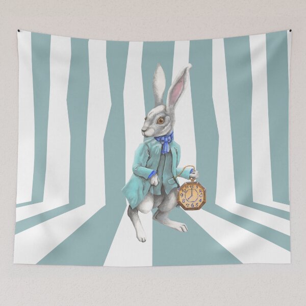 Item preview, Follow the White Rabbit designed and sold by The Stag's Head Studio.