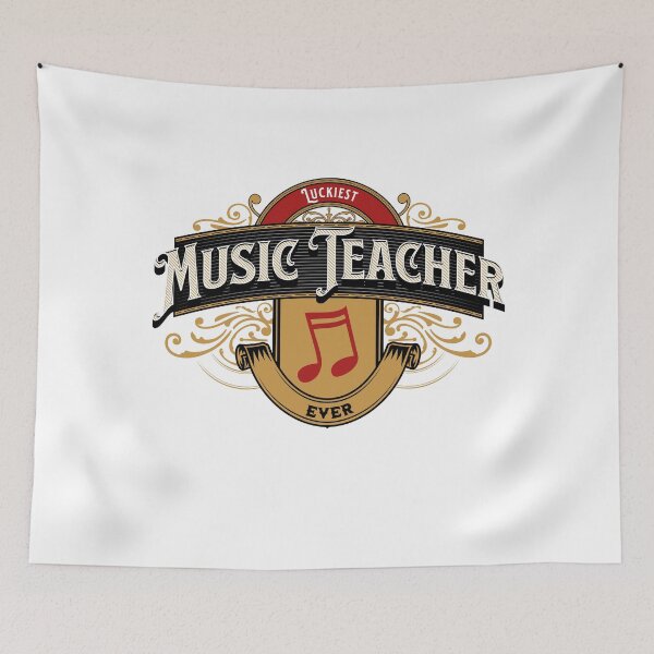Item preview, Luckiest Music Teacher Ever designed and sold by BeccaDaniels.