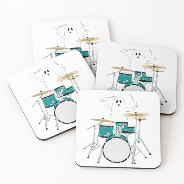 Item preview, Ghost Rocker Drummer Blue designed and sold by limitLIS.