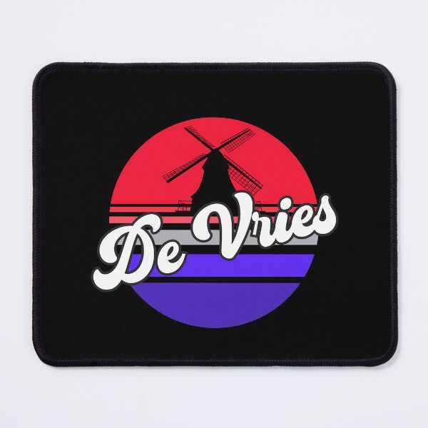 Item preview, Achternaam de Vries, The Netherlands Surname with Windmill, Olanda designed and sold by DiensDesign.