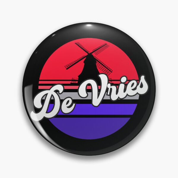 Item preview, Achternaam de Vries, The Netherlands Surname with Windmill, Olanda designed and sold by DiensDesign.