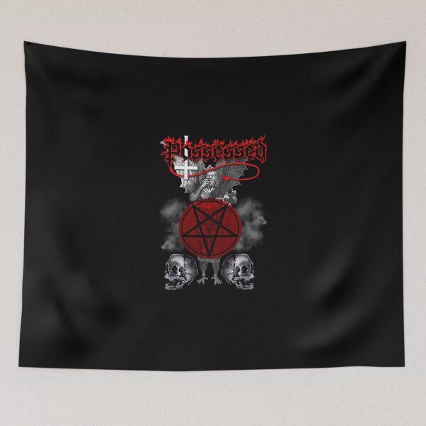 Item preview, Satan S Curse Classic Old School Death Metal Zipped Hoodie designed and sold by rikazr6sr1.