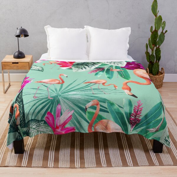 Item preview, Flamingo Jungle Oasis #1 #tropical #wall #art designed and sold by Anita's & Bella's Art.