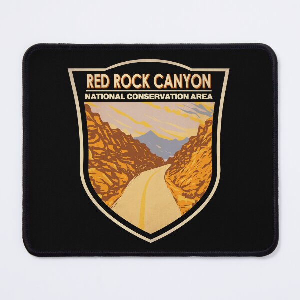 Item preview, Red Rock Canyon National Conservation Area Road Badge designed and sold by KrisSidDesigns.