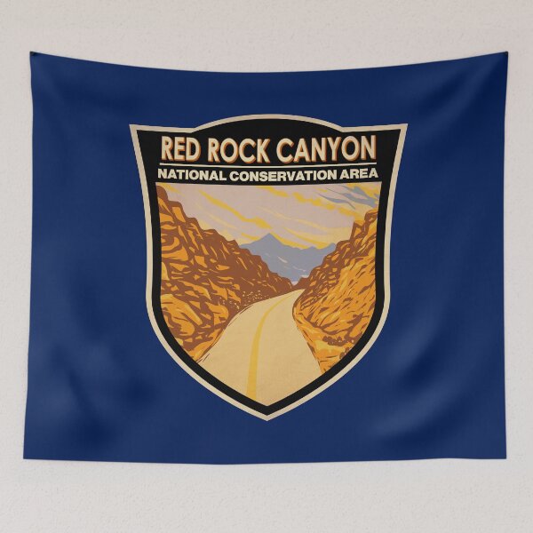 Item preview, Red Rock Canyon National Conservation Area Road Badge designed and sold by KrisSidDesigns.