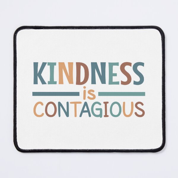 Item preview, Kindness is Contagious - vintage color designed and sold by MOONINSPIRATION.