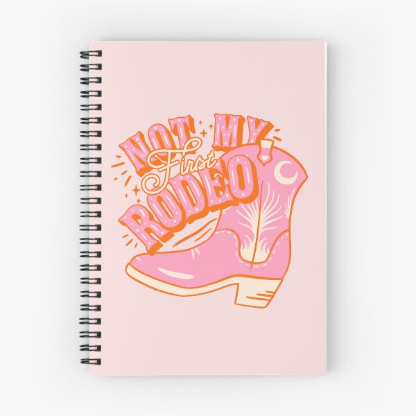 Item preview, Not My First Rodeo | Pink Cowboy Yeehaw Cowgirl Rodeo Boot Preppy Space Cowgirl Aesthetic | Yee Haw HOWDY Y'ALL | Pink Background designed and sold by PEARROT.
