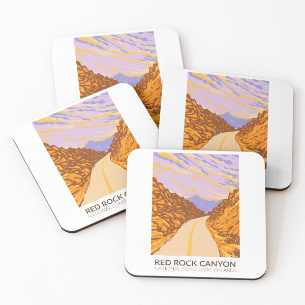 Item preview, Red Rock Canyon National Conservation Area Road Vintage designed and sold by KrisSidDesigns.