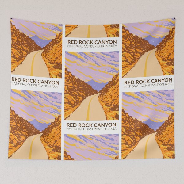 Item preview, Red Rock Canyon National Conservation Area Road Vintage designed and sold by KrisSidDesigns.
