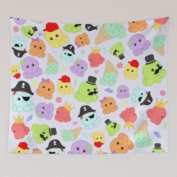 Item preview, Octopuses Pattern designed and sold by ShutterStudios.